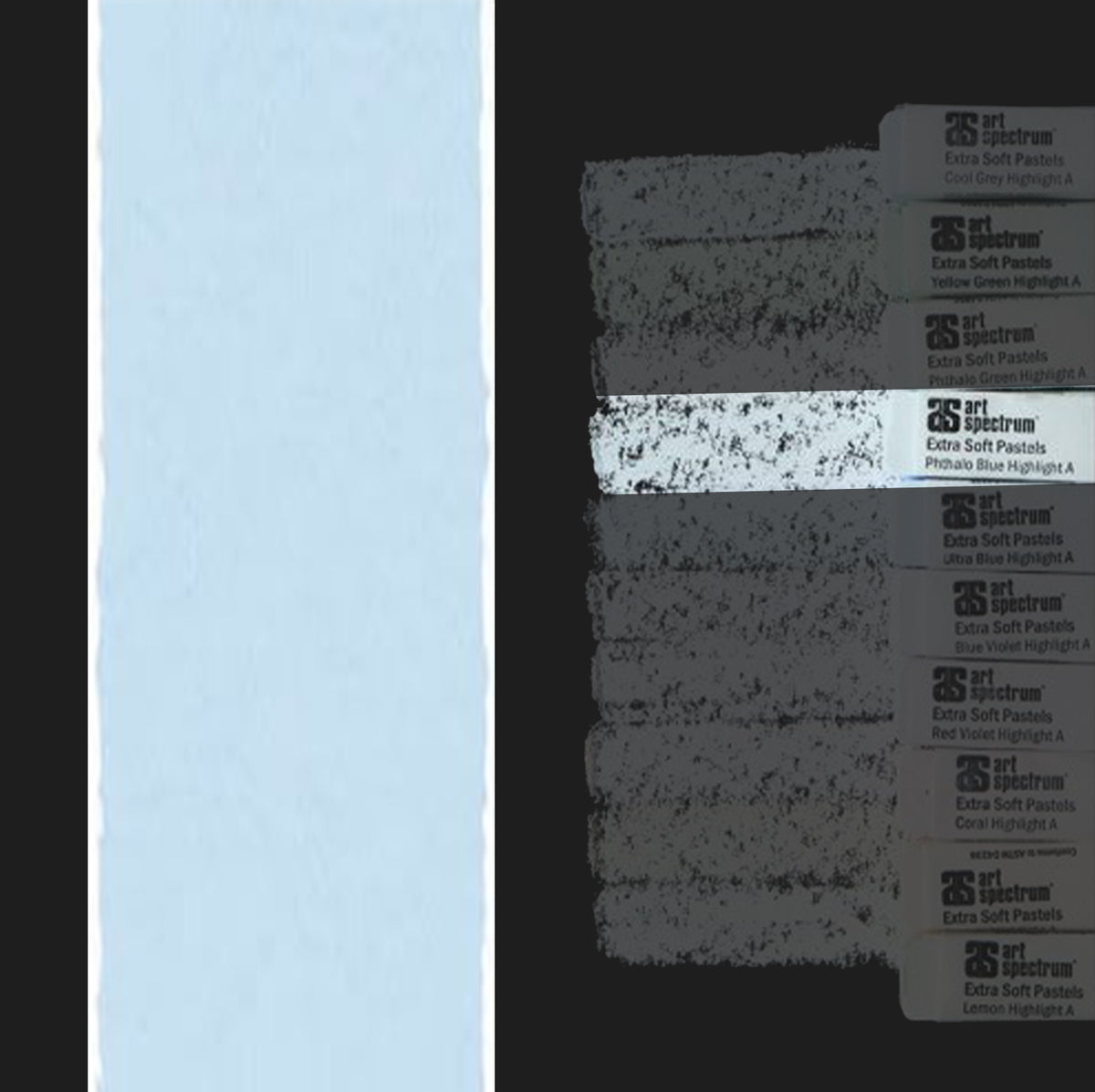 Art Spectrum Extra Soft Square Pastel Phthalo Blue Highlight 105A