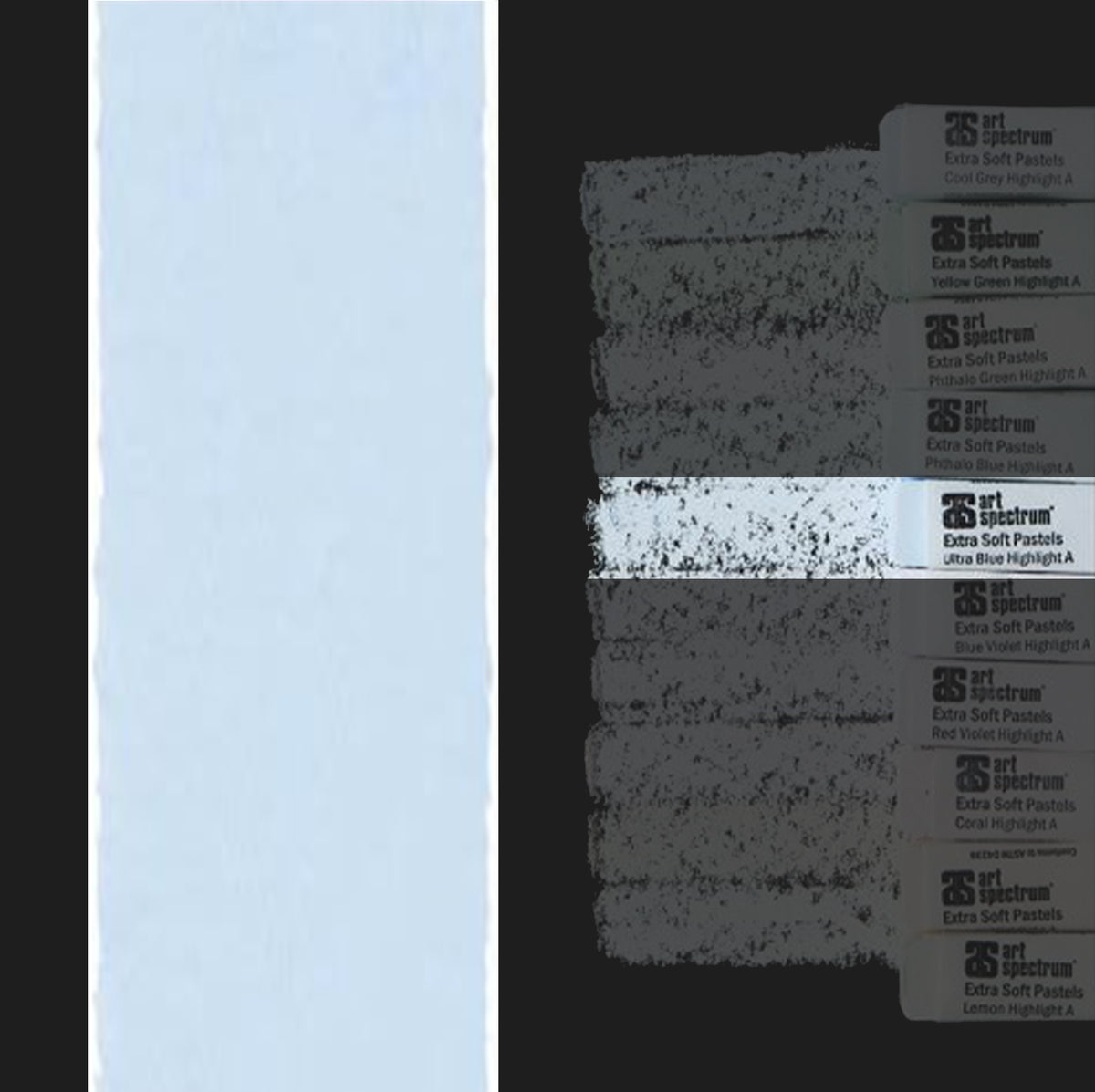 Art Spectrum Extra Soft Square Pastel Ultramarine Highlight 090A