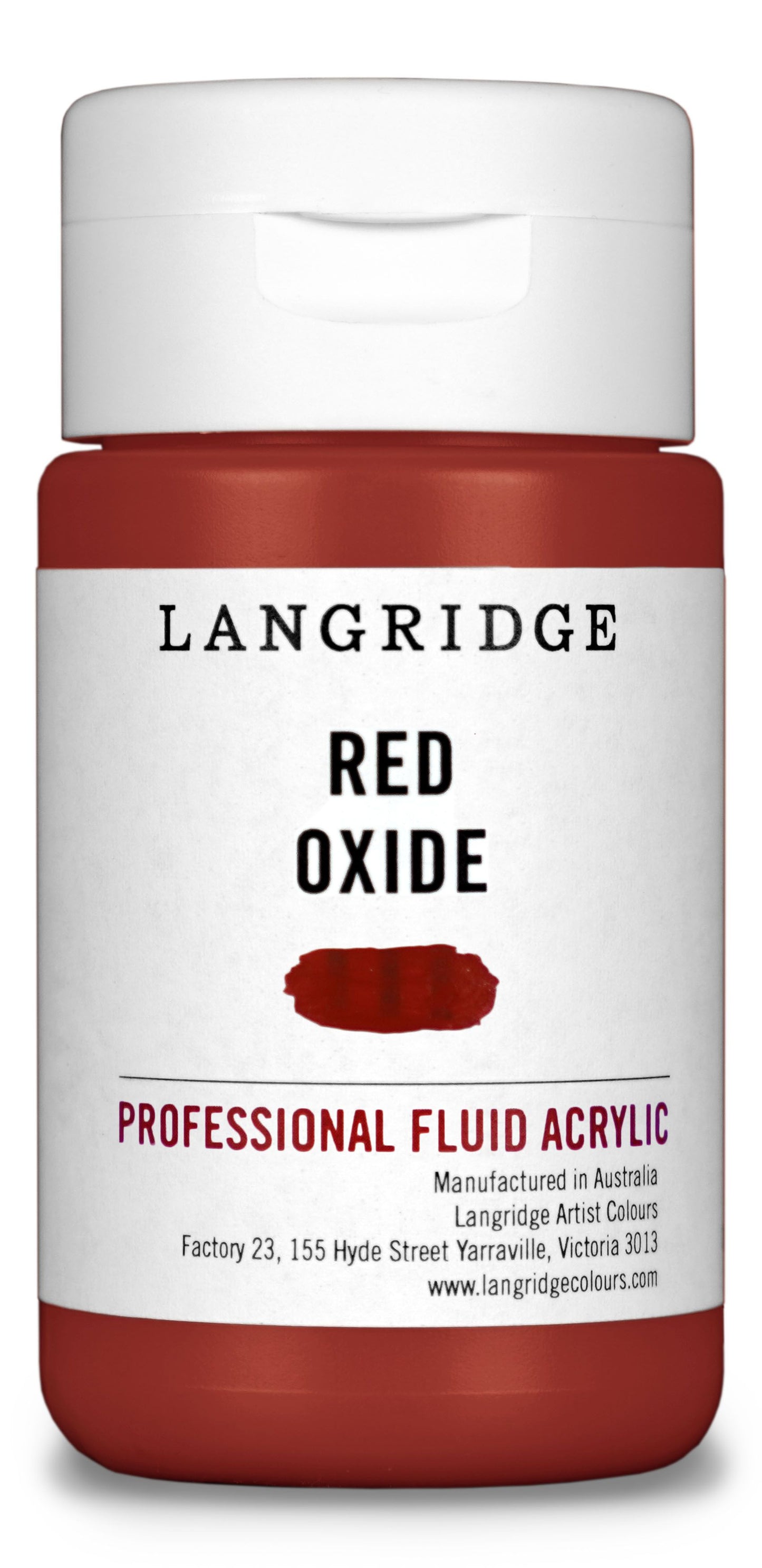 Langridge Fluid Acrylic 125ml Series 1 Red Oxide