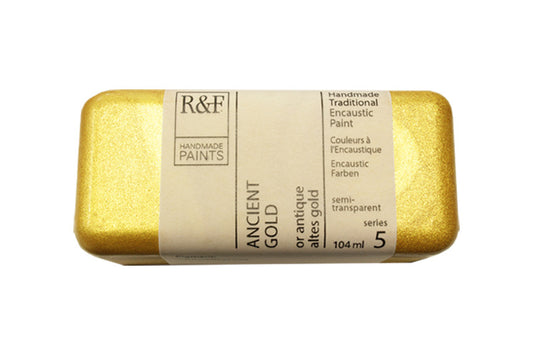 R&F Encaustic Wax Paint 104ml Ancient Gold