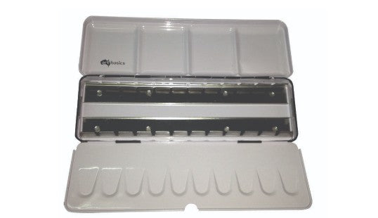 Art Basics Empty Metal Case For Pans Fits 24 x 1/2 pans