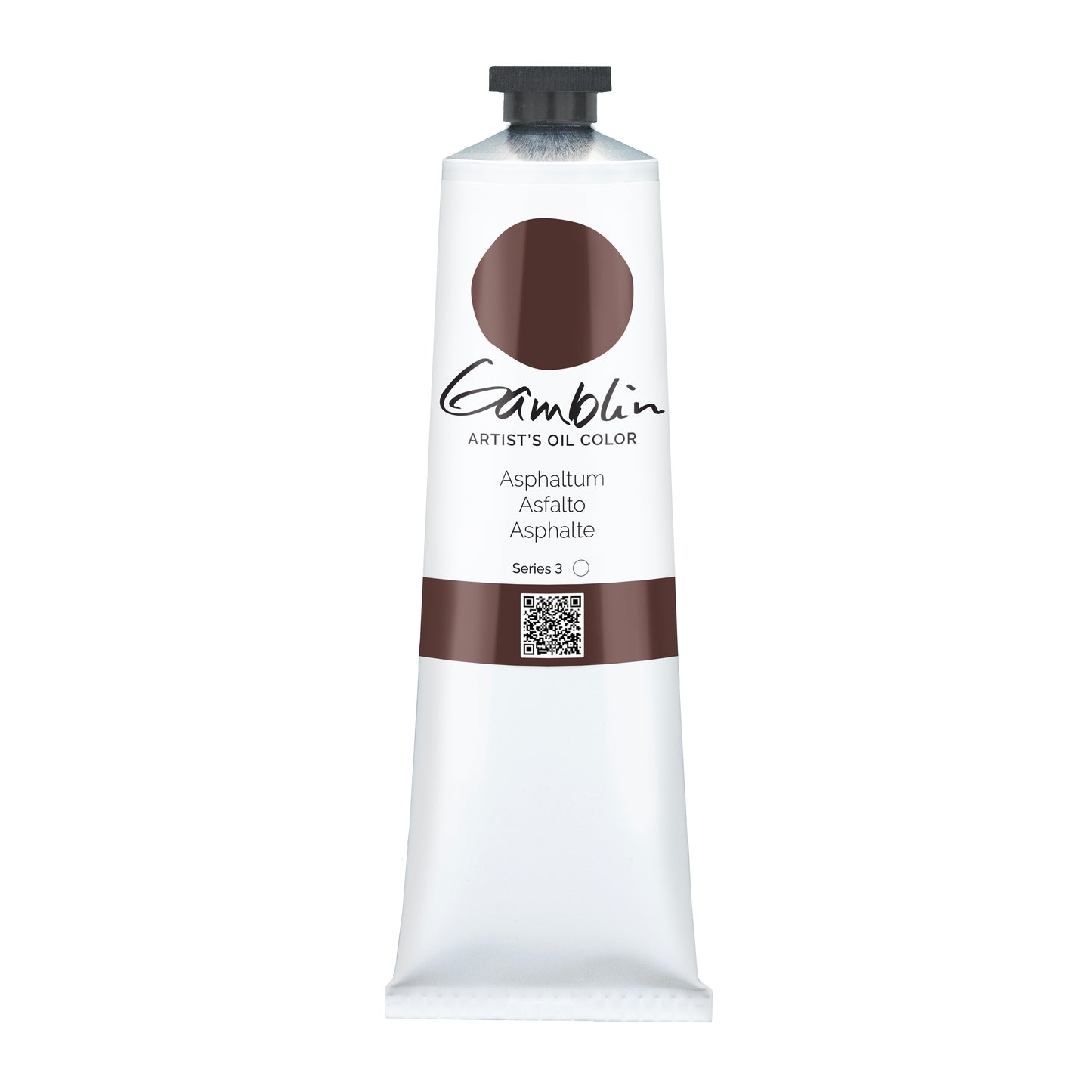 Gamblin Artist Oil Mineral 150ml Series 3 Asphaltum