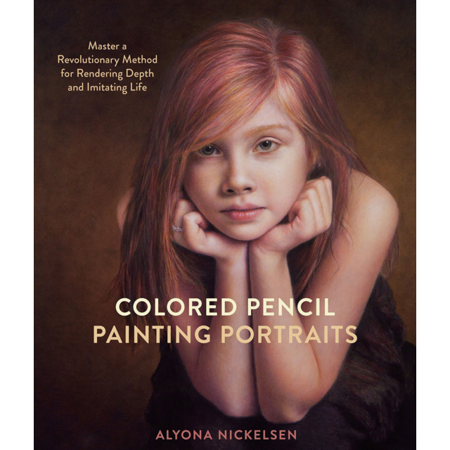 Coloured Pencil Painting Portraits Book By Alyona Nickelsen