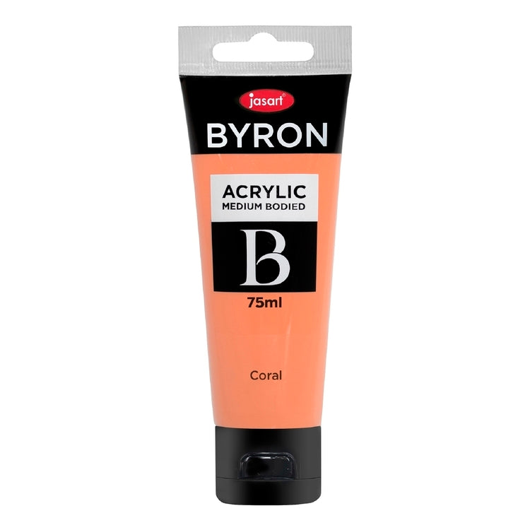 Jasart Byron Acrylic Paint 75ml Coral