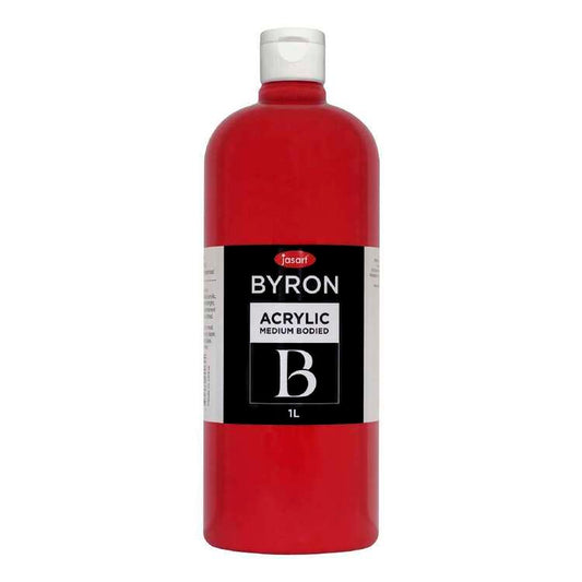 Jasart Byron Acrylic 1 Litre Cool Red