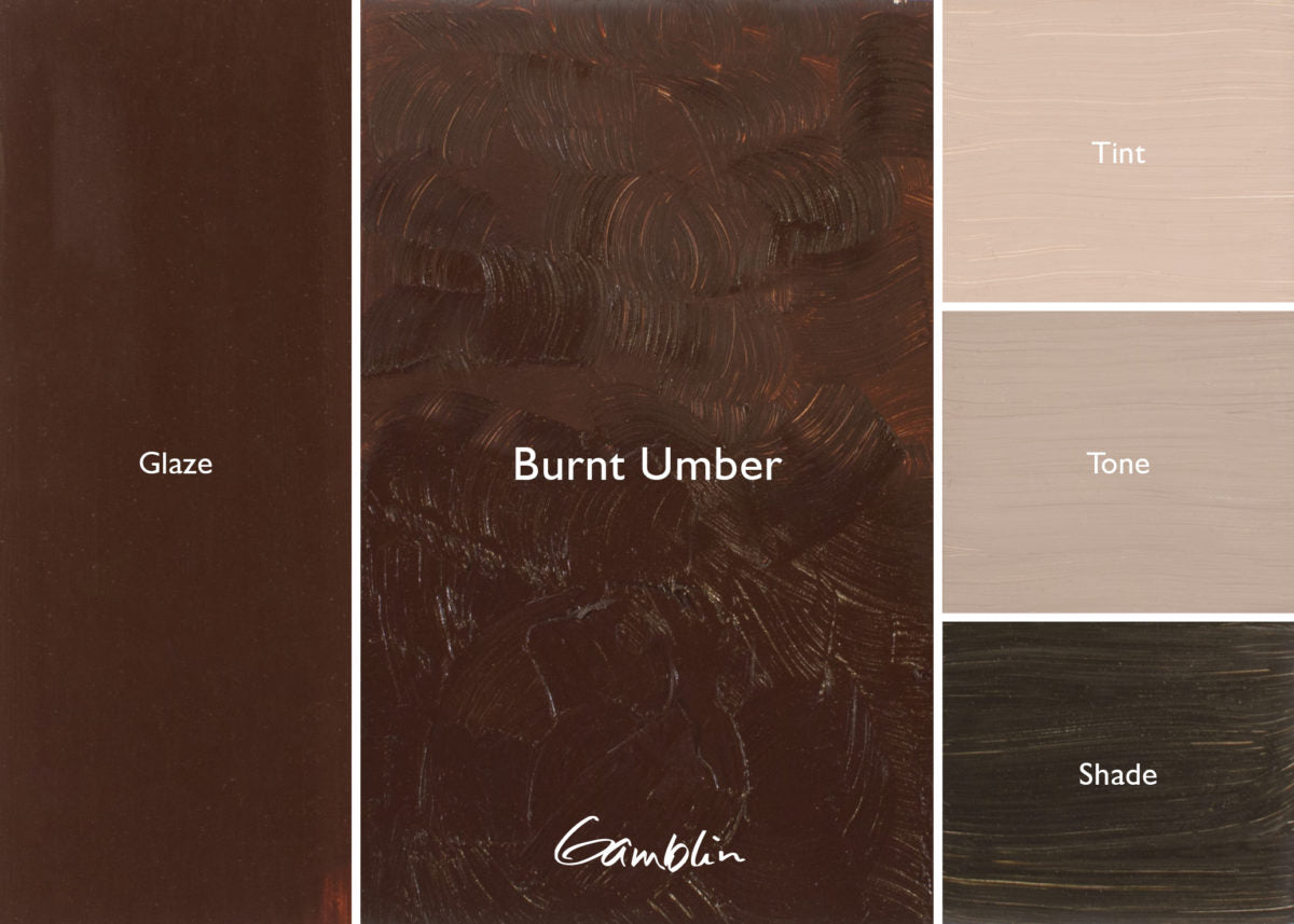 Gamblin Artist Oil Mineral 150ml Series 1 Burnt Umber