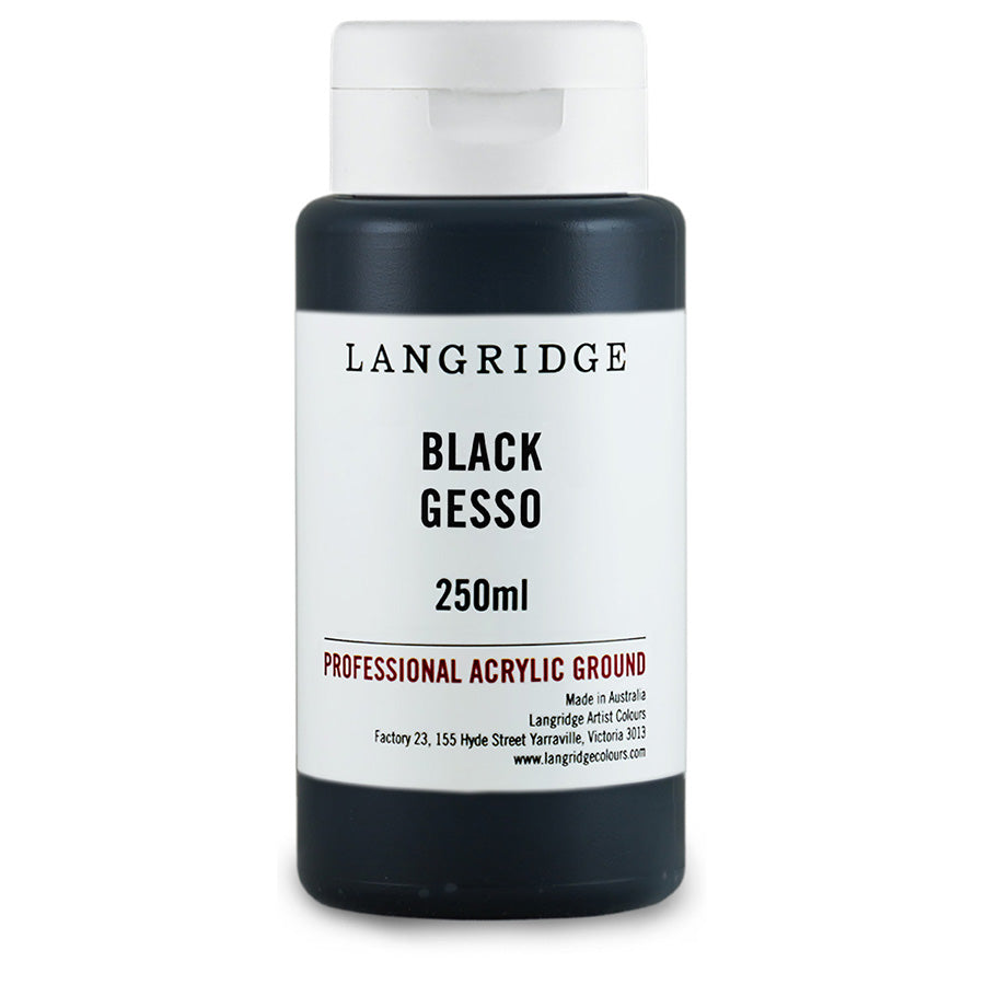 Langridge Black Gesso 250ml