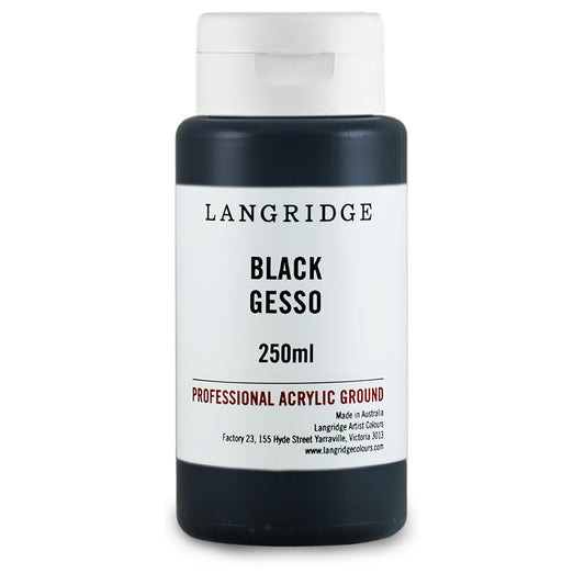 Langridge Black Gesso 250ml