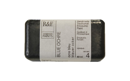 R&F Encaustic Wax Paint 40ml Blue Ochre