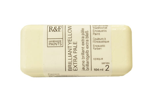 R&F Encaustic Wax Paint 104ml Brililant Yellow Extra Pale