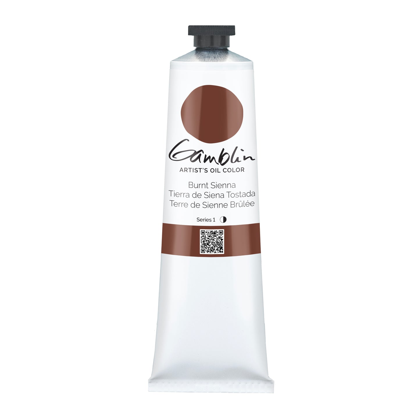 Gamblin Artist Oil Mineral 150ml Series 1 Burnt Sienna