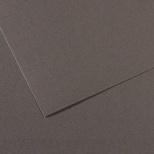 Mi Teintes 160gsm Pastel Paper 50 x 65cm Pkt 10 Dark Grey 345