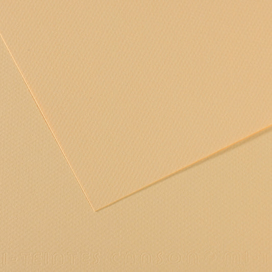 Mi Teintes 160gsm Pastel Paper 50 x 65cm Pkt 10 Cream 407