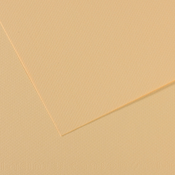 Mi Teintes 160gsm Pastel Paper 50 x 65cm Pkt 10 Cream 407
