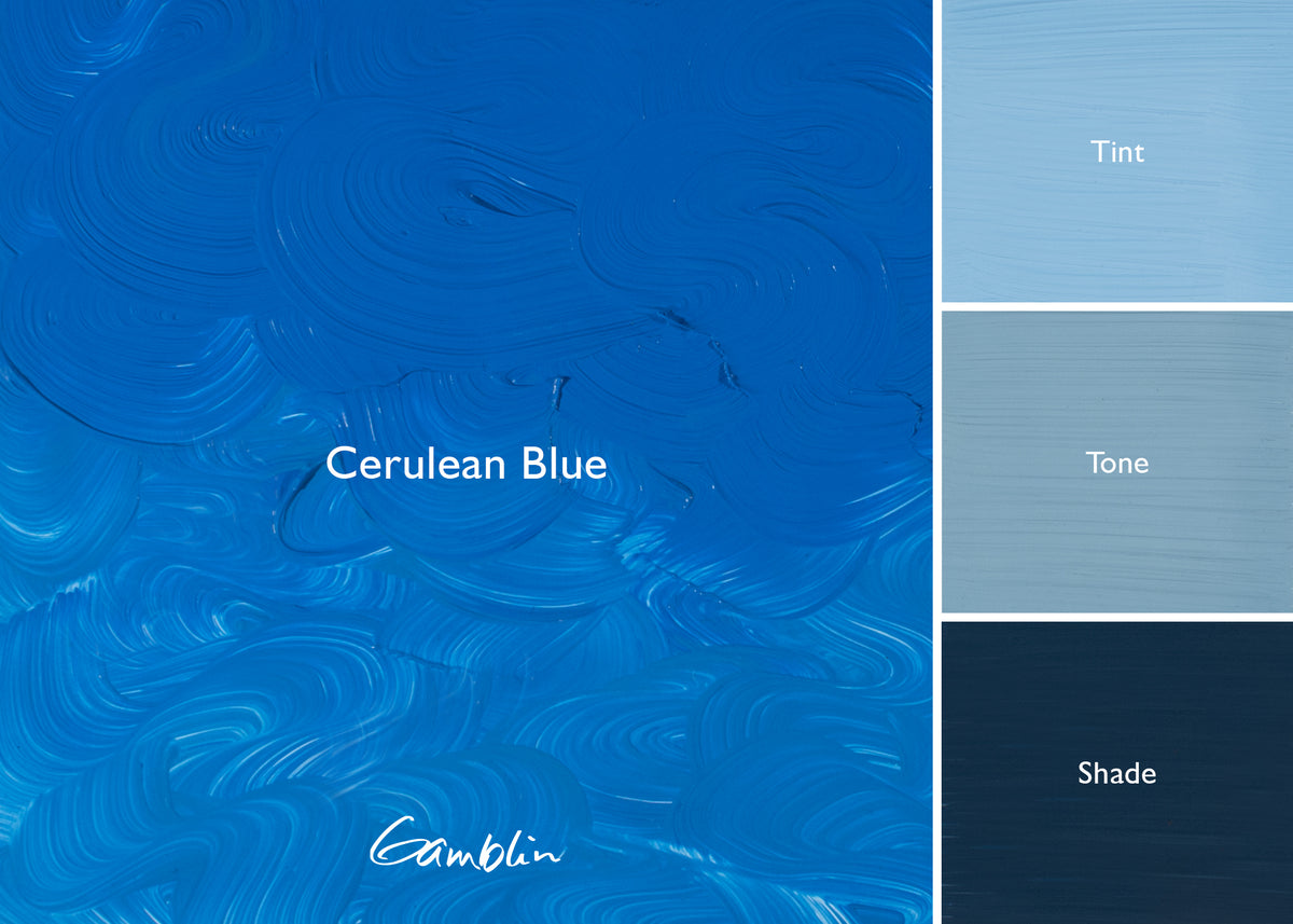 Gamblin 1980 Oil Colour 37ml Series 3 Cerulean Blue