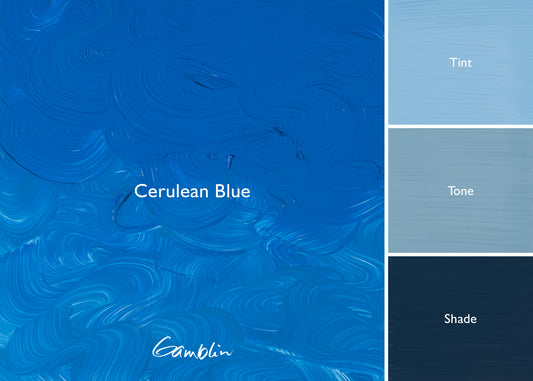 Gamblin 1980 Oil Colour 37ml Series 3 Cerulean Blue