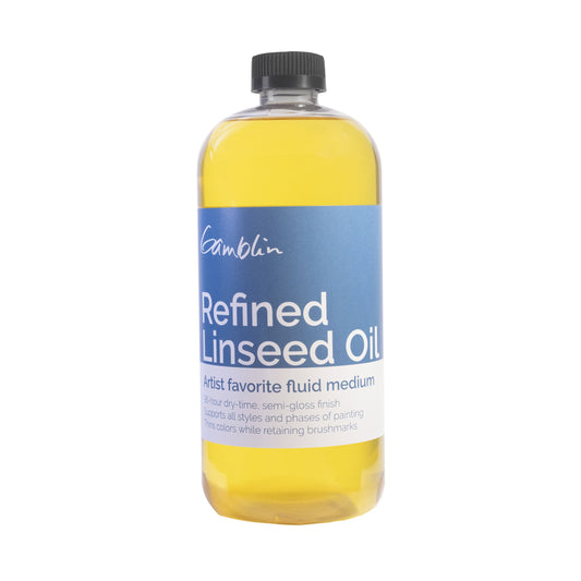 Gamblin Refined Linseed Oil 1 Litre