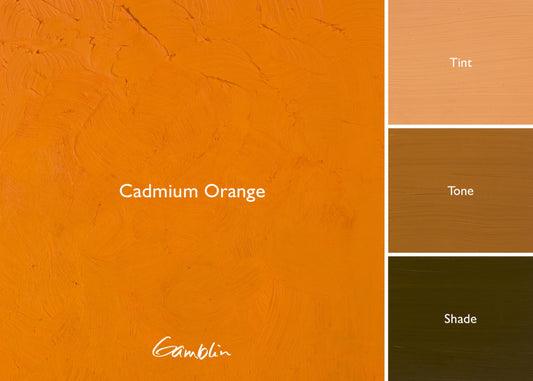 Gamblin Artist Oil 37ml Series 4 Cadmium Orange