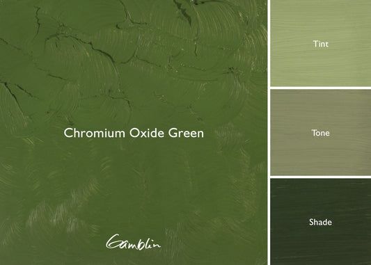 Gamblin Artist Oil 37ml Series 3 Chromium Oxide Green