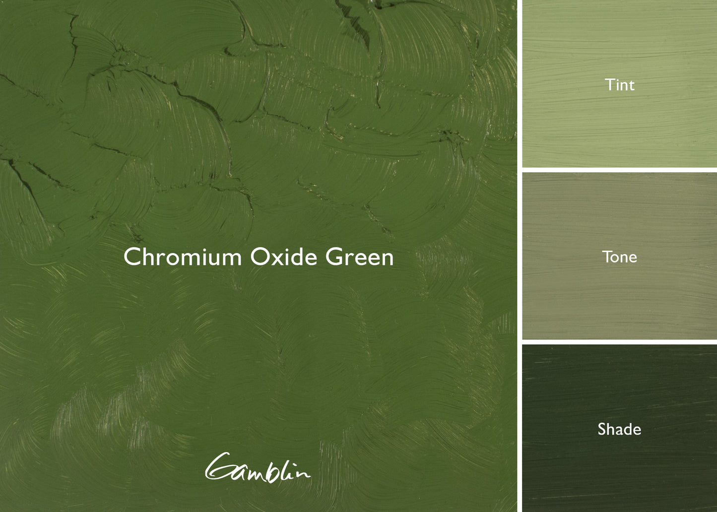 Gamblin 1980 Oil Colour 37ml Series 2 Chromium Oxide Green