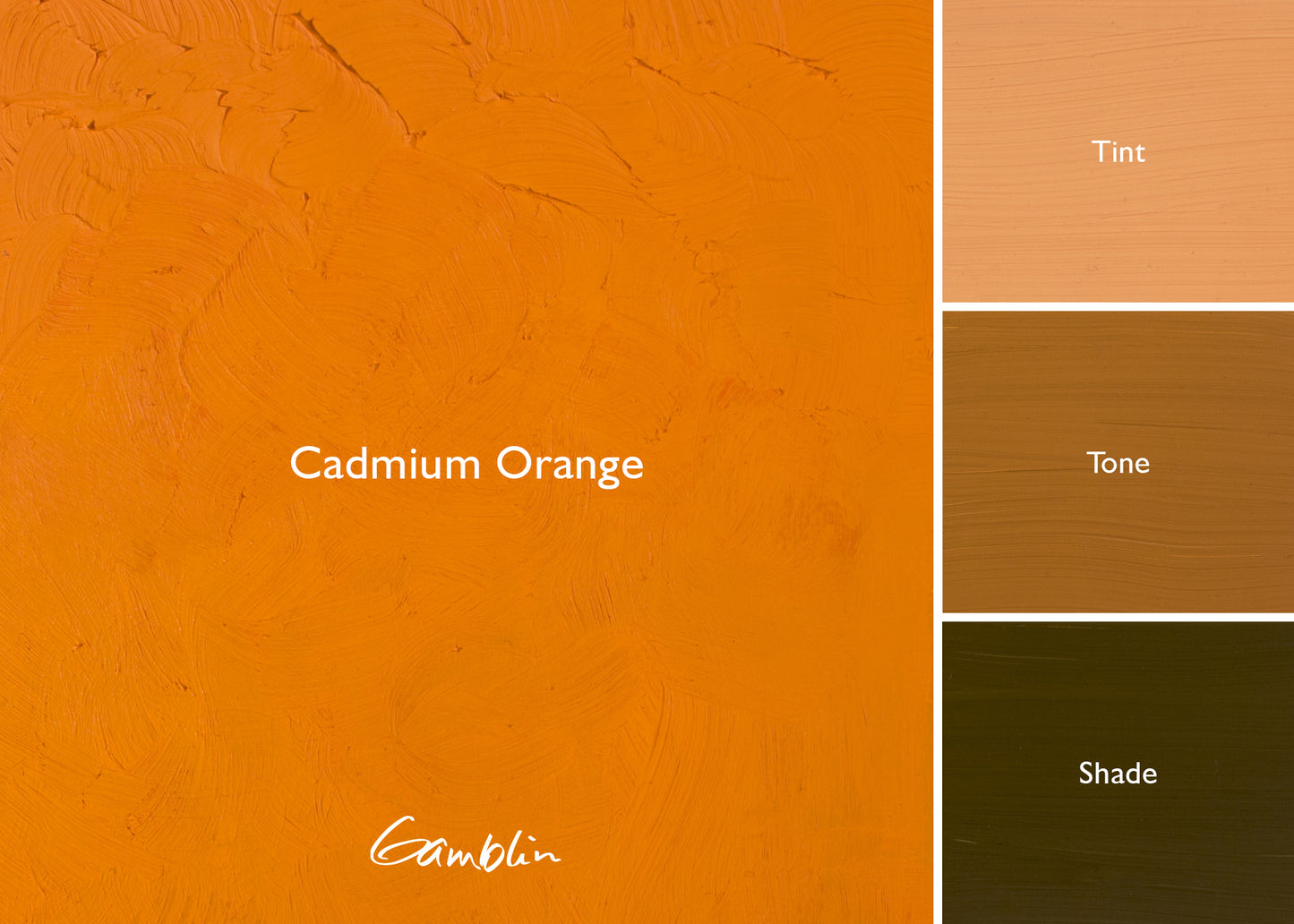 Gamblin 1980 Oil Colour 37ml Series 3 Cadmium Orange