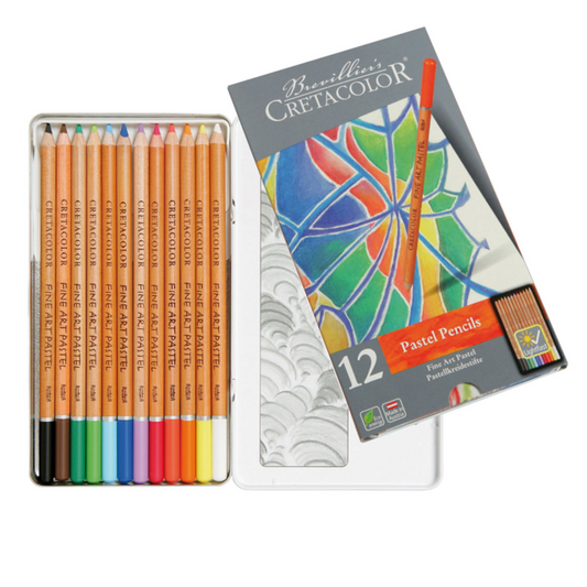 Cretacolor Fine Art Pastel Pencils Tin 12