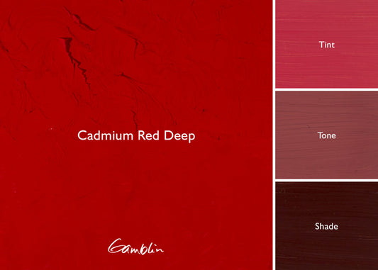 Gamblin Artist Oil 37ml Series 5 Cadmium Red Deep