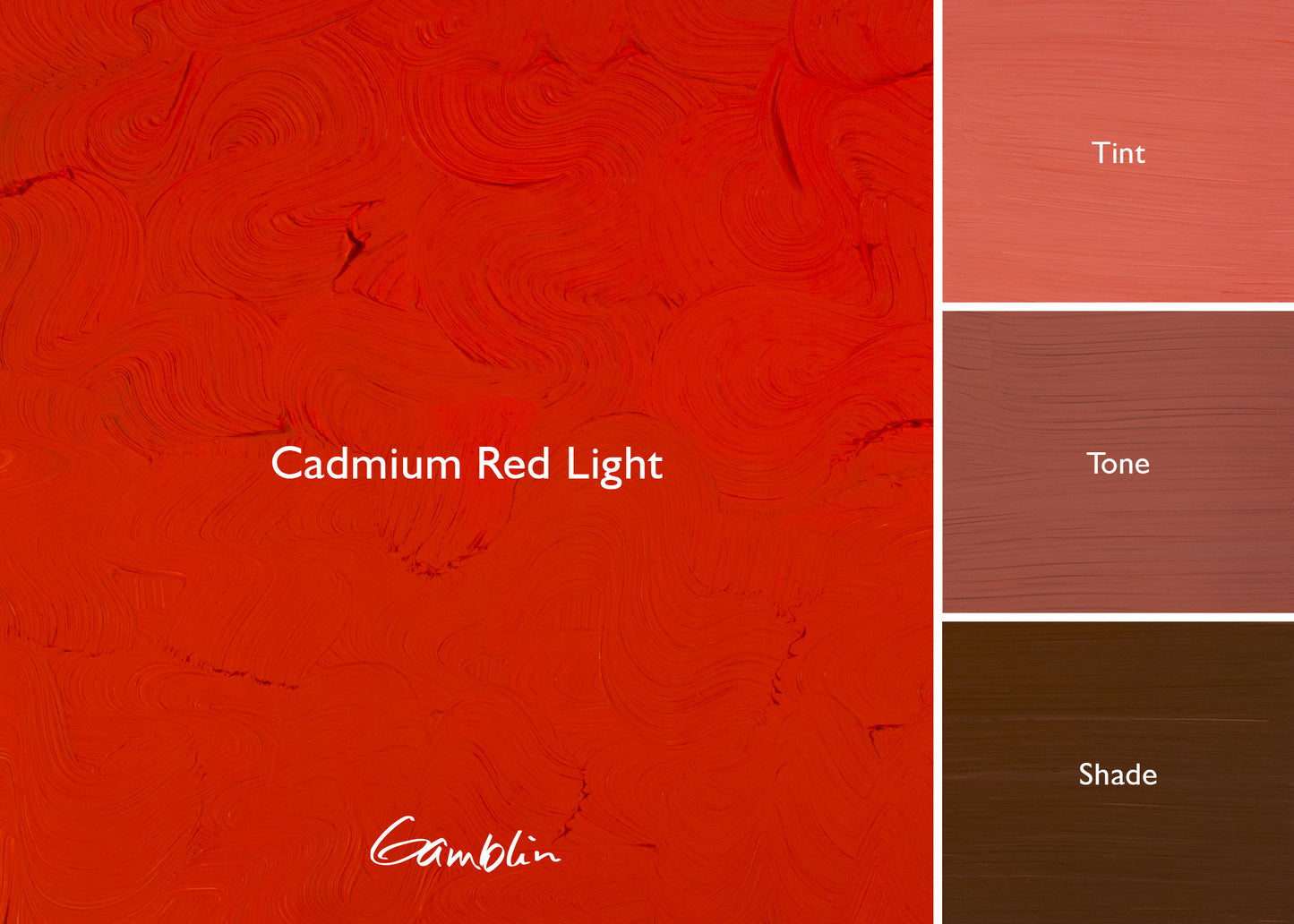 Gamblin 1980 Oil Colour 150ml Cadmium Red Light