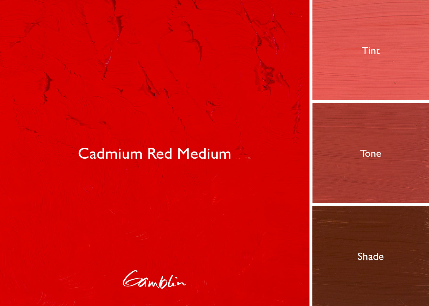 Gamblin 1980 Oil Colour 37ml Series 3 Cadmium Red Medium