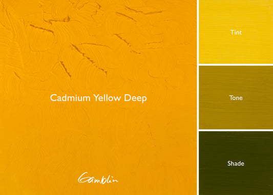 Gamblin Artist Oil 37ml Series 4 Cadmium Yellow Deep