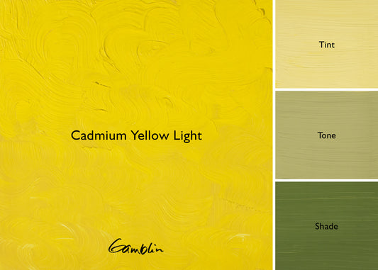 Gamblin 1980 Oil Colour 150ml Cadmium Yellow Light