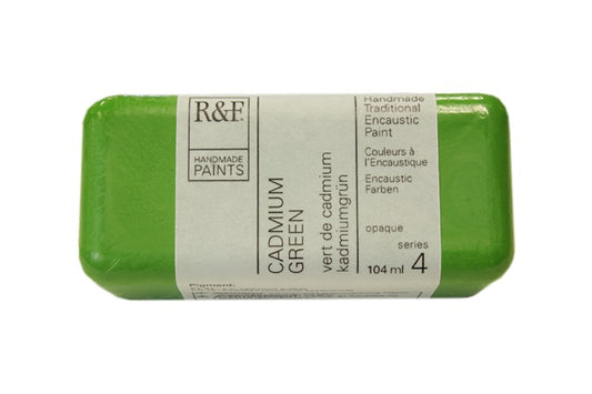 R&F Encaustic Wax Paint 104ml Cadmium Green