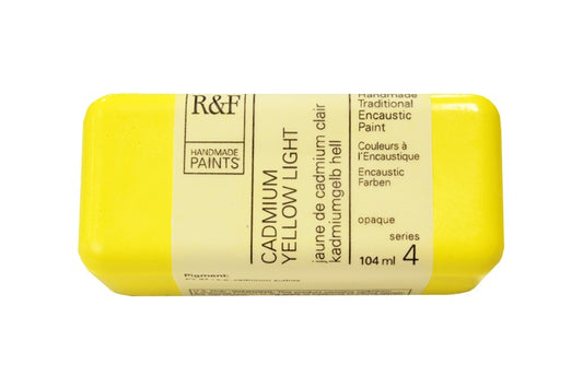 R&F Encaustic Wax Paint 104ml Cadmium Yellow Light