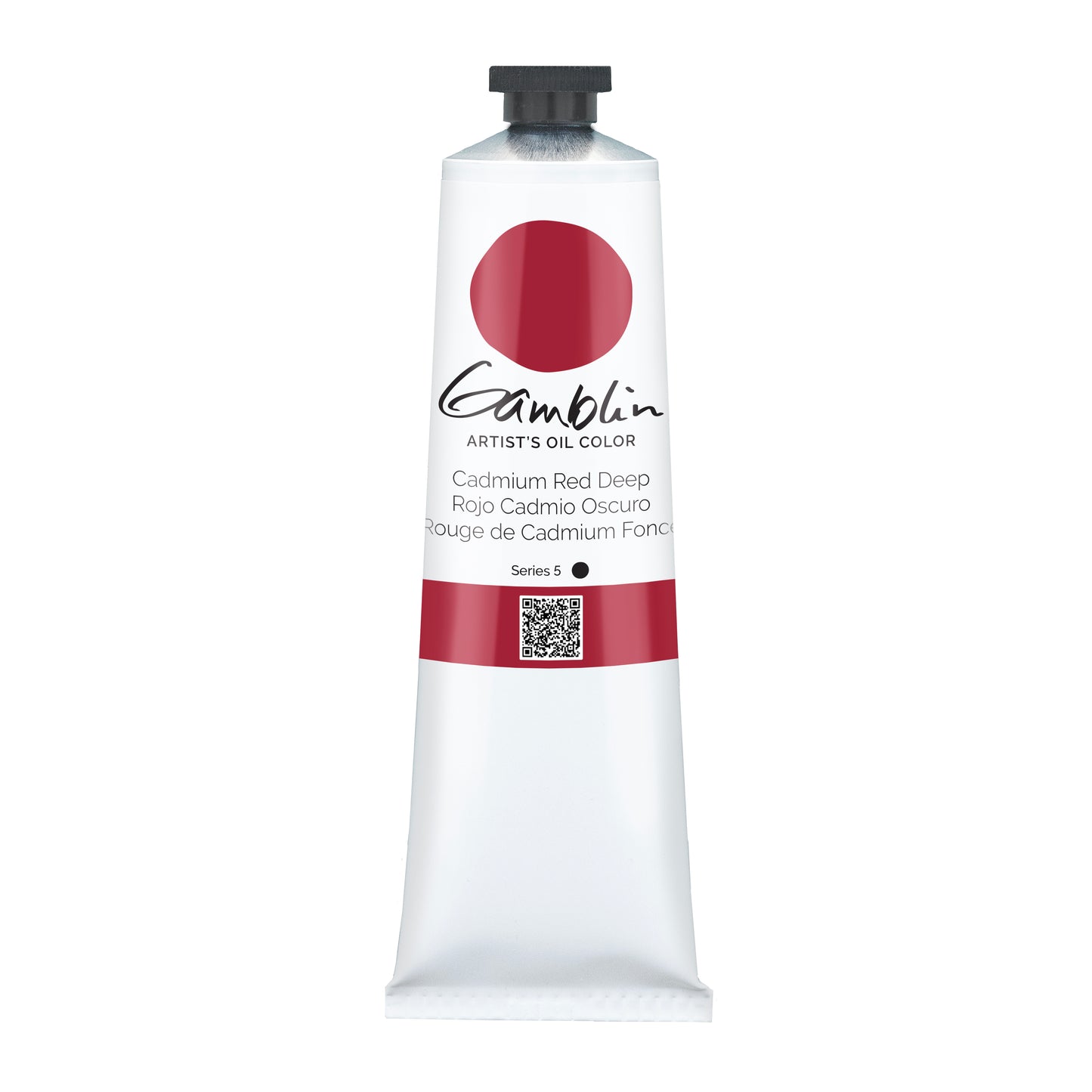Gamblin Artist Oil Mineral 150ml Series 5 Cadmium Red Deep
