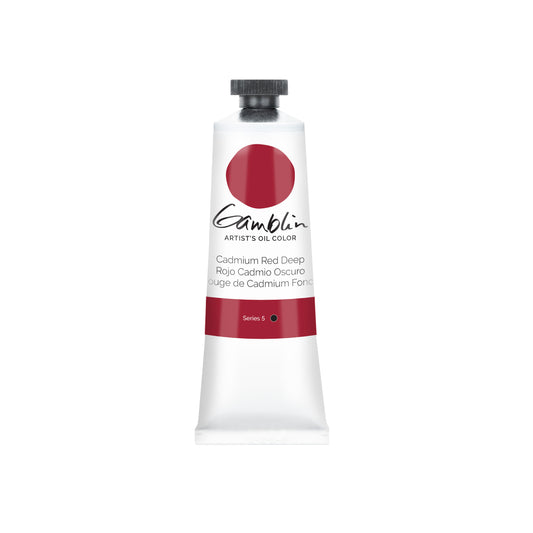Gamblin Artist Oil 37ml Series 5 Cadmium Red Deep