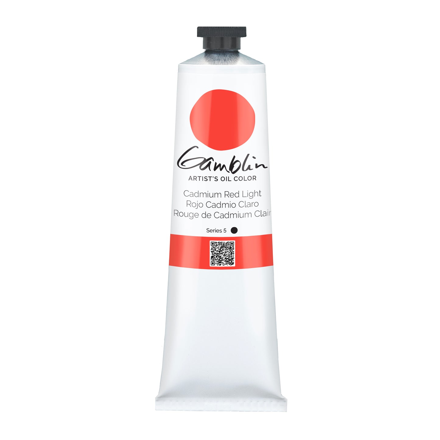 Gamblin Artist Oil Mineral 150ml Series 5 Cadmium Red Light