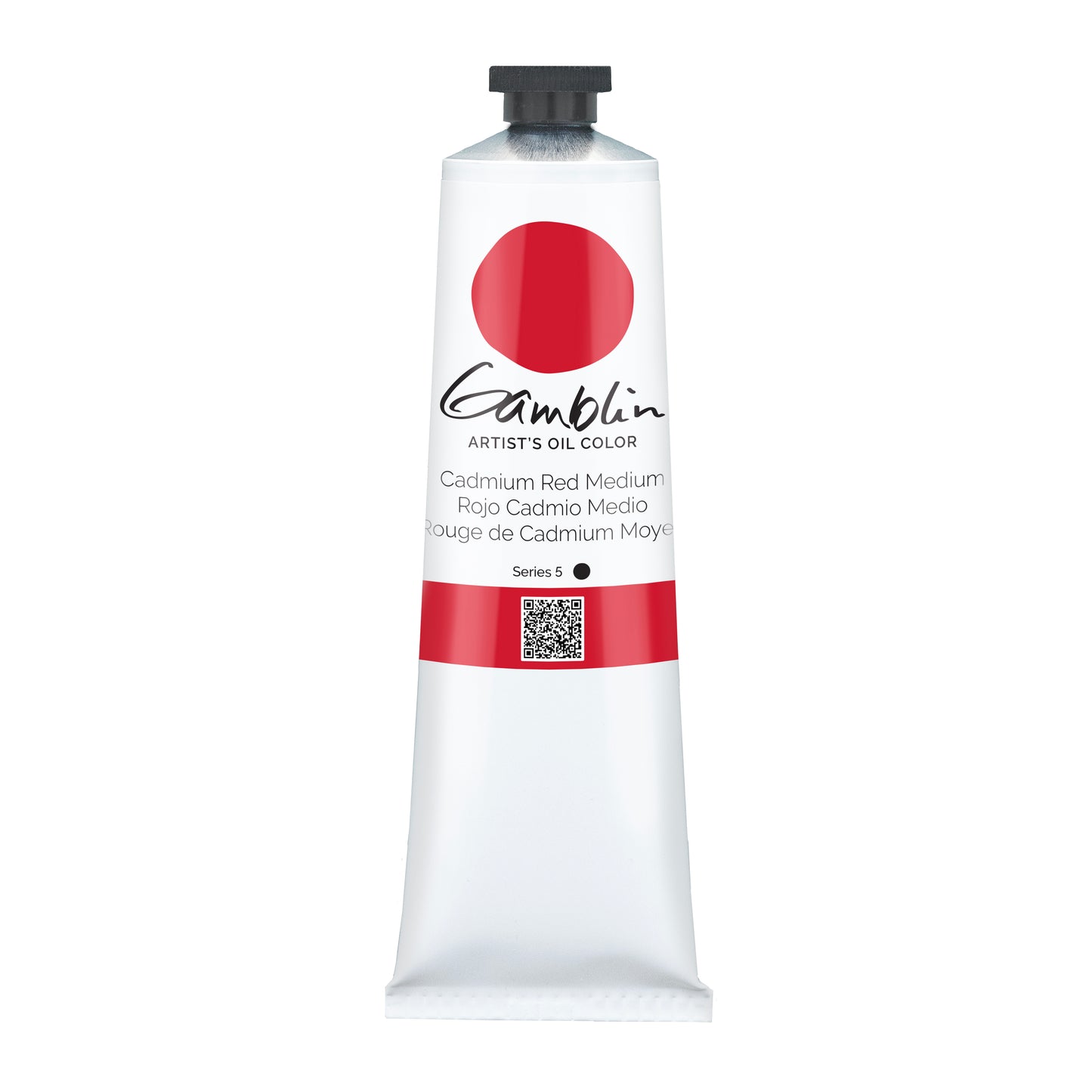 Gamblin Artist Oil Mineral 150ml Series 5 Cadmium Red Medium