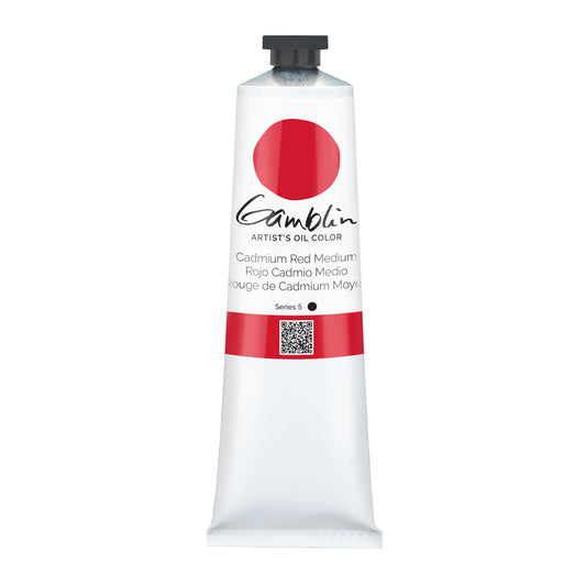 Gamblin Artist Oil Mineral 150ml Series 5 Cadmium Red Medium