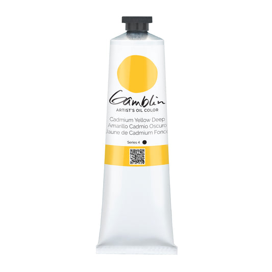 Gamblin Artist Oil Mineral 150ml Series 4 Cadmium Yellow Deep