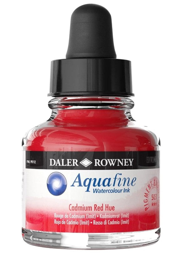 Daler Aquafine Ink 29.5ml 503 Cadmium Red Hue