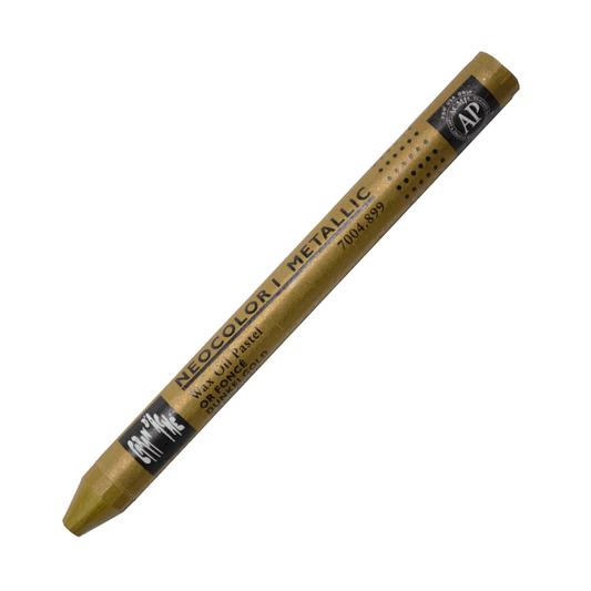 Caran d'Ache Neocolor I Wax Oil Pastel 899 Metallic Dark Gold