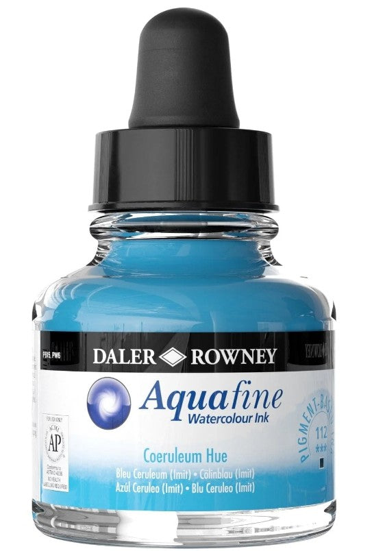 Daler Aquafine Ink 29.5ml 112 Coeruleum (Hue)