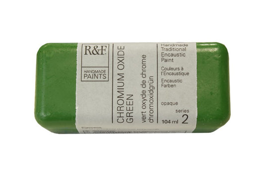 R&F Encaustic Wax Paint 104ml Chromium Oxide Green