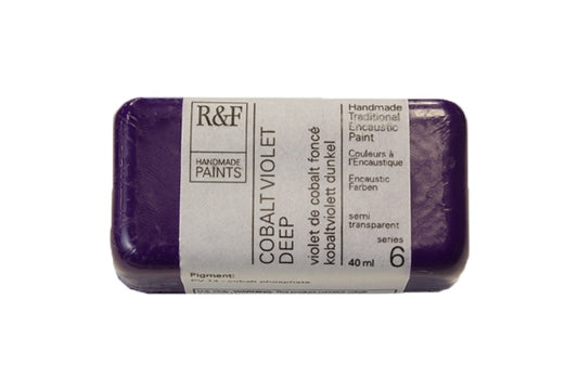 R&F Encaustic Wax Paint 40ml Cobalt Violet Deep