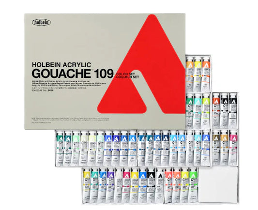 Holbein Acryla Gouache Complete Set 109 x 20ml D436
