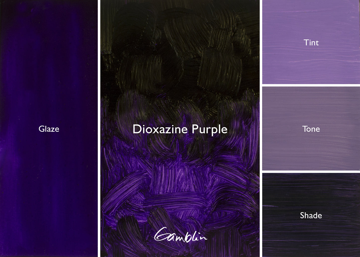 Gamblin 1980 Oil Colour 37ml Series 2 Dioxazine Purple