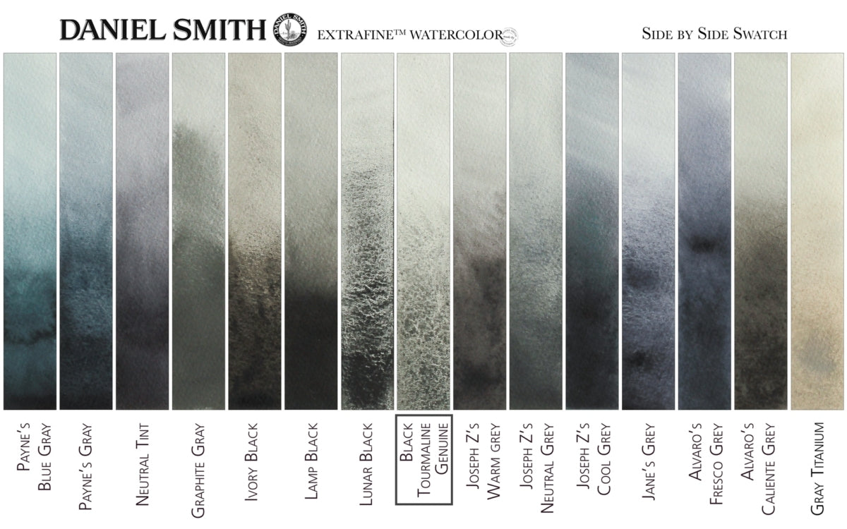 Daniel Smith Watercolour 15ml Series 3 Black Tourmaline Genuine