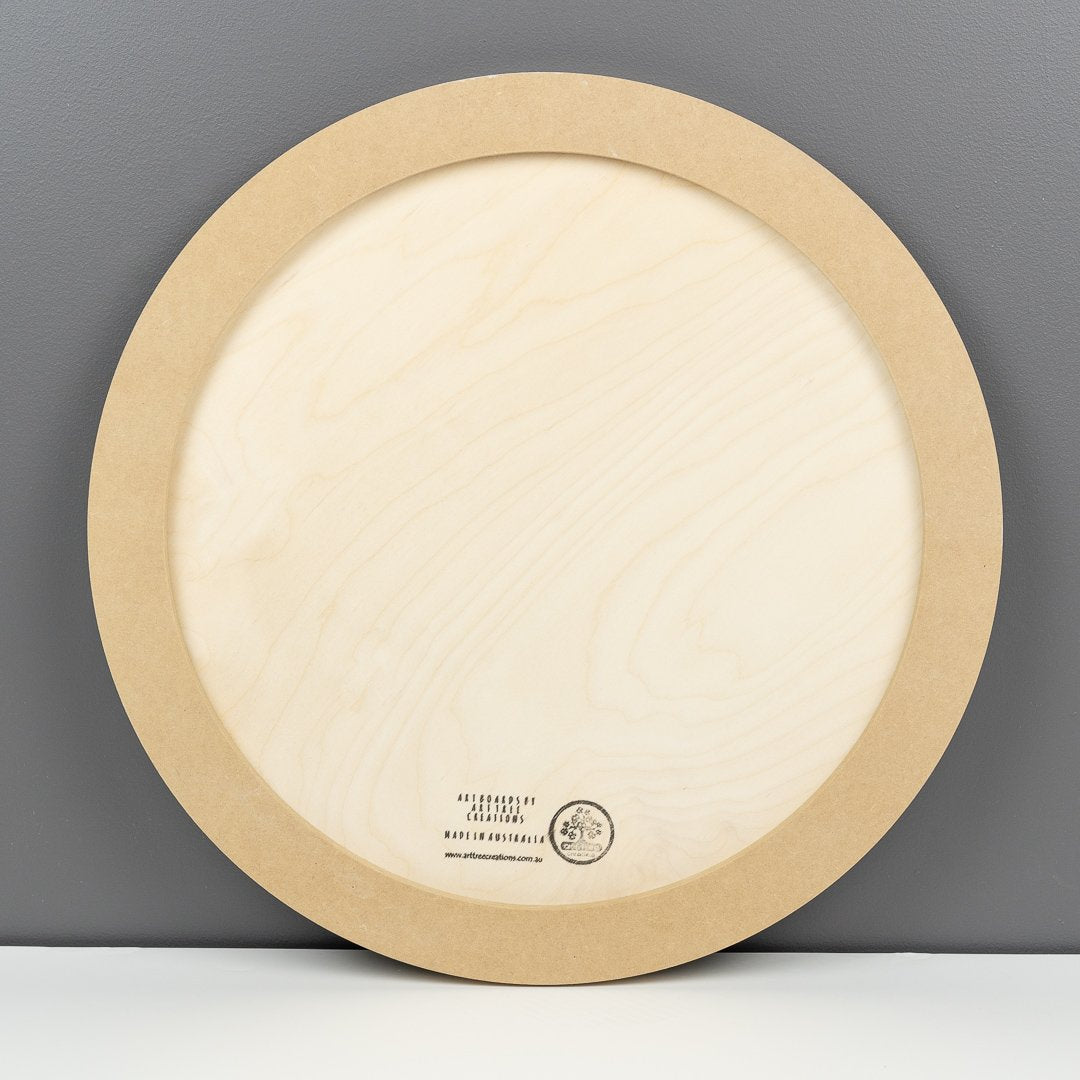 ABA Birch Art Boards - Round - Standard Sizes