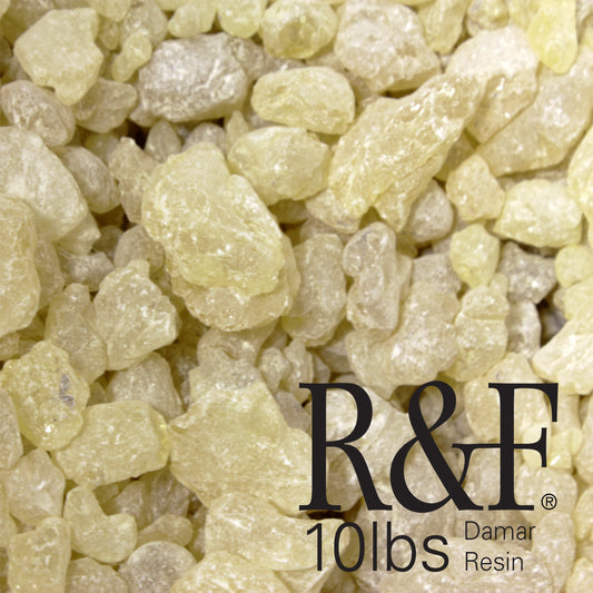 R&F Encaustic Damar Resin Crystals - Natural Hardener 10lb 4.54kg