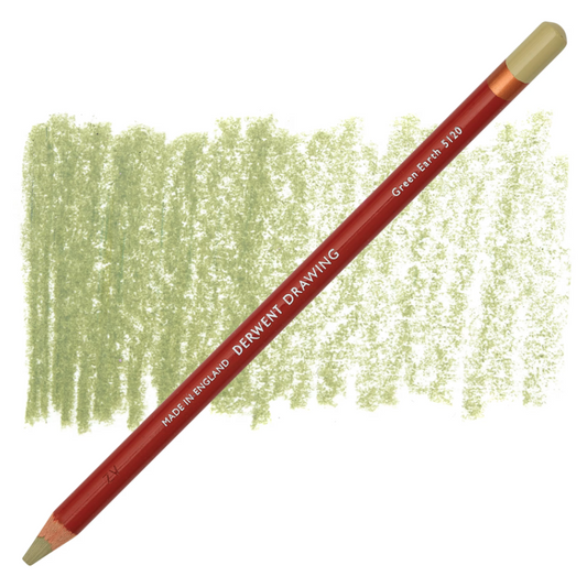 Derwent Drawing Pencil 5120 Green Earth